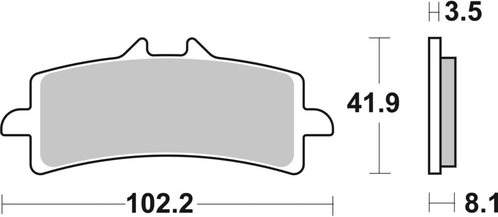 Brembo 07BB3793 front brake pads for RSV4 and Tuono v4