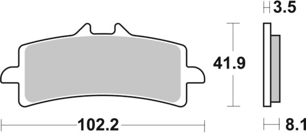 PASTIGLIE BREMBO M4 M50 STYLEMA BREMBO PADS