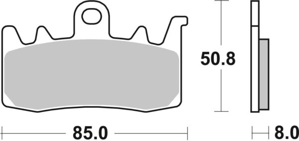 PASTIGLIE BREMBO M432 BREMBO PADS