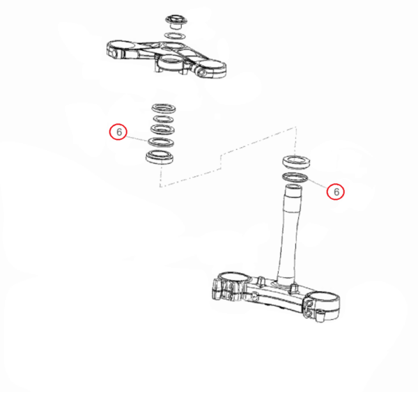 Kit Parapolvere Per Cuscinetti Di Sterzo AP8123641