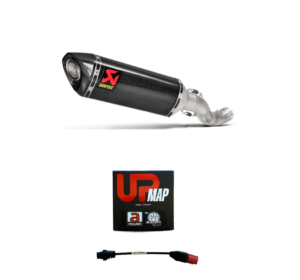 TERMINALE SLIP-ON AKRAPOVIC RSV4 TUONO V4 2021-2023 S-A10SO13-RC CON UPMAP EURO 5