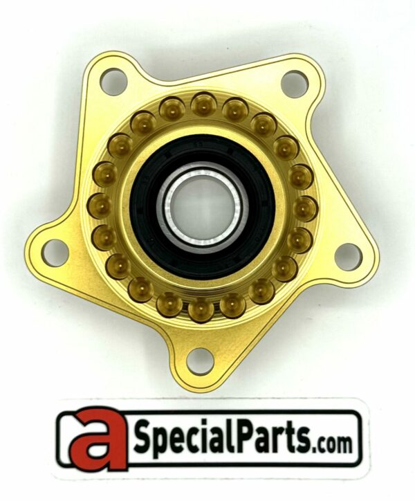 PORTACORNA IN ERGAL SPROCKET CARRIER DILONE ORO GOLD APRILIA V2 V4 DORSODURO CAPONORD