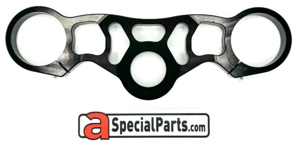 PIASTRA SUPERIORE DI STERZO NERA RACING UPPER STEERING PLATE BLACK RS 660