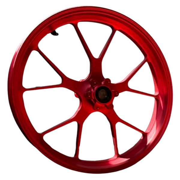 Cerchio forgiato anteriore rosso Aprilia RSV4 - art. 2B011682