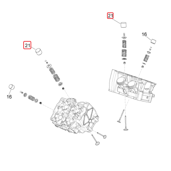 Intake calibrated cup 2A000337