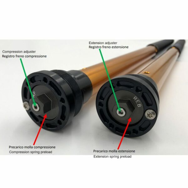 Andreani Rally fork cartridge kit 125/A01 for Tuareg 660